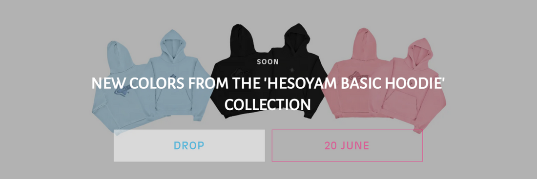 NOWE KOLORY Z KOLEKCJI 'HESOYAM BASIC HOODIE'